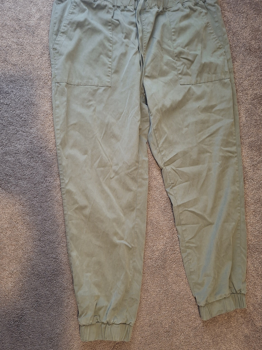 Buffalo David Bitton Olive Drawstring Jogger Pants